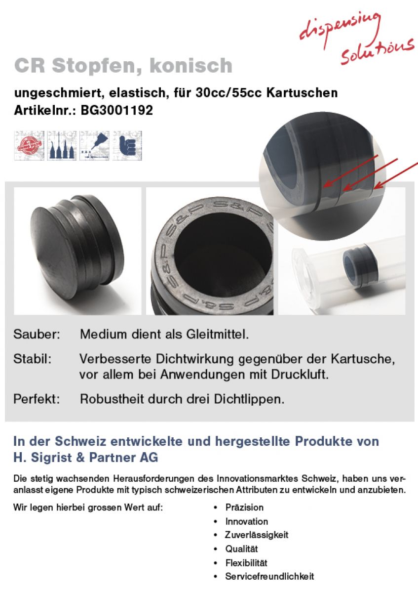 CR Stopfen, konisch - WAiSCH