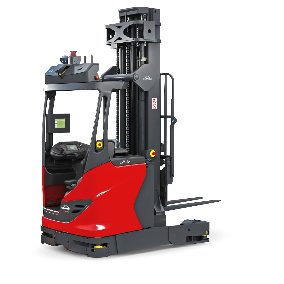 Automatisierte Schubmaststapler und Hochhubwagen von Linde Material Handling - WAiSCH