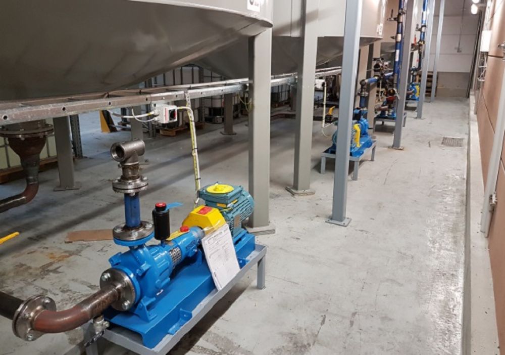 Transferpumpen für Aluminiumpigmente und -flocken in Schweden - WAiSCH