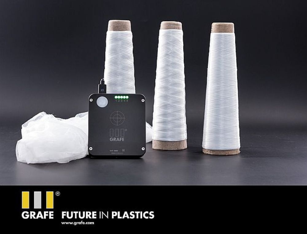 GRAFE Advanced Polymers GmbH: Grafe-Produktschutz auch für Faseranwendungen geeignet. Spezielle Marker in der Kunststoffmatrix machen Originale fälschungssicher. - WAiSCH