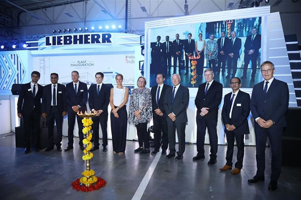 Liebherr eröffnet neuen Fertigungsstandort in Indien - WAiSCH