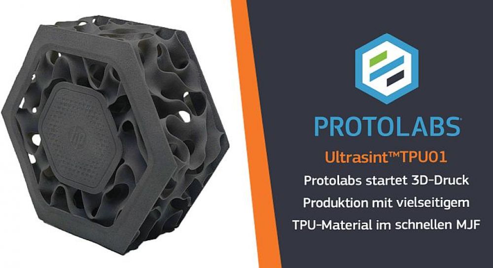 Proto Labs GmbH: Ultrasint™ TPU01: Ein neues vielseitiges und schnell verarbeitbares Material für den 3D-Druck - WAiSCH