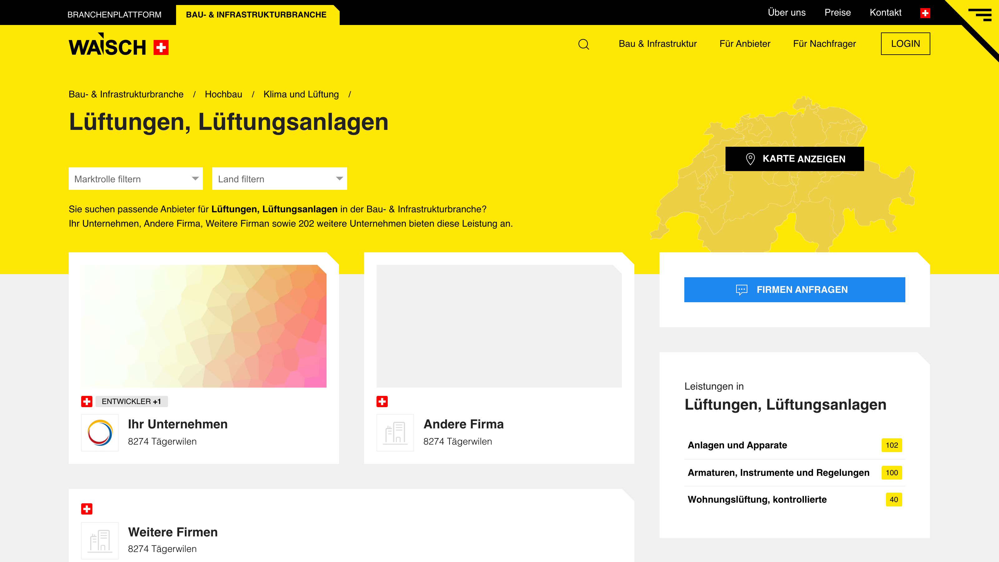 Den passenden Anbieter schnell finden (4)